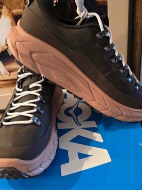 Hoka Tor Summit Cast Iron Walnut 1147952-CNW Hiking Trail Shoes Mens 10 US NEW